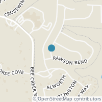 Map location of 606 Arundel Road, Lakeway, TX 78738
