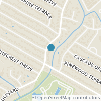 Map location of 7301 Shoal Creek Blvd, Austin TX 78757