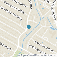 Map location of 7501 Shoal Creek Boulevard, Austin, TX 78757