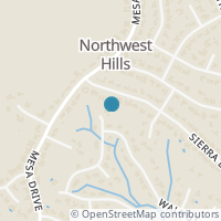 Map location of 6501 Rusty Ridge Drive, Austin, TX 78731