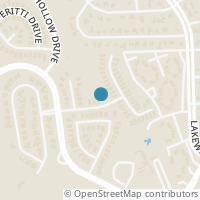 Map location of 116 Blue Clearing Way, Austin, TX 78738