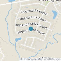 Map location of 1611 Roseburg Drive, Austin, TX 78754
