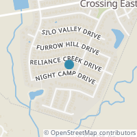 Map location of 11016 Night Camp Dr, Austin TX 78754