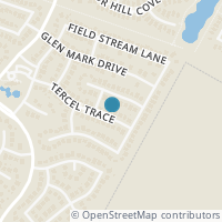 Map location of 13809 Tercel Trace, Manor, TX 78653