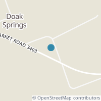 Map location of 1023 County Road 449, Lincoln TX 78948