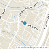 Map location of 3505 Greystone Drive, Austin, TX 78731