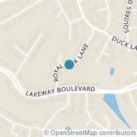 Map location of 108 Royal Oak Ln, Lakeway TX 78734