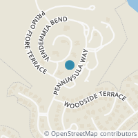 Map location of 601 Vendemmia Bnd, Austin TX 78738