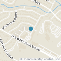 Map location of 7216 Chimney Cors, Austin TX 78731