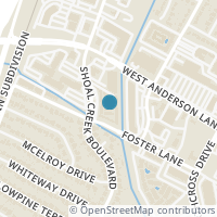 Map location of 7801 Shoal Creek Boulevard #227, Austin, TX 78757