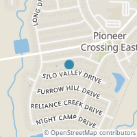 Map location of 11100 Silo Valley Drive, Austin, TX 78754