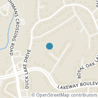 Map location of 3405 Saltillo Ct, Lakeway TX 78734