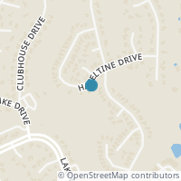 Map location of 209 Hazeltine Drive, Lakeway, TX 78734