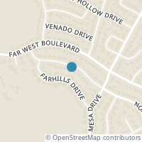Map location of 4203 North Hills Drive, Austin, TX 78731