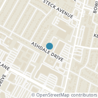 Map location of 2450 Ashdale Drive #D 109, Austin, TX 78757