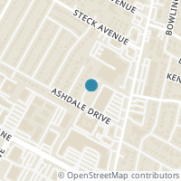 Map location of 2450 Ashdale Dr #D-207, Austin TX 78757