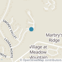 Map location of 6807 Cougar Run, Austin TX 78731