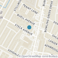 Map location of 2500 Steck Ave #5, Austin TX 78757