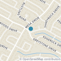 Map location of 4022 Greystone Drive, Austin, TX 78731
