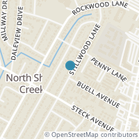 Map location of 8302 Stillwood Ln, Austin TX 78757