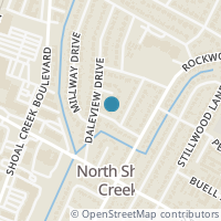 Map location of 3102 Charlwood Dr, Austin TX 78757