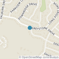 Map location of 4601 Greystone Drive, Austin, TX 78731