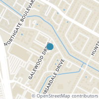 Map location of 9049 Galewood Drive, Austin, TX 78758
