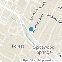 Map location of 8000 Hillrise Dr, Austin TX 78759