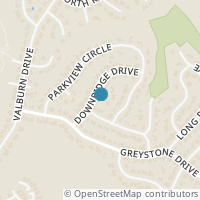 Map location of 7507 Downridge Drive, Austin, TX 78731