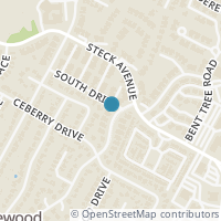 Map location of 8138 Forest Mesa Drive, Austin, TX 78759