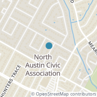 Map location of 9602 Gambels Quail Drive, Austin, TX 78758