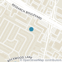 Map location of 2704 Thrushwood Dr, Austin TX 78757