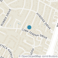 Map location of 3704 Cima Serena Dr, Austin TX 78759