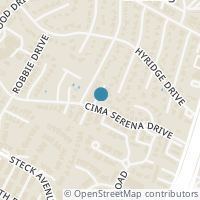 Map location of 3708 Cima Serena Drive #2, Austin, TX 78759