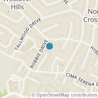 Map location of 8601 Cima Oak Ln #B, Austin TX 78759