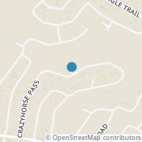 Map location of 2422 Crazyhorse Pass, Austin TX 78734