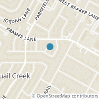 Map location of 10903 Meadgreen Ct, Austin TX 78758