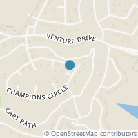 Map location of 18402 Masters Circle, Point Venture, TX 78645