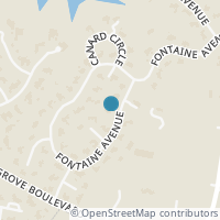 Map location of 16043 Fontaine Avenue, Austin, TX 78734