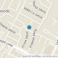 Map location of 1000 N Bend Dr, Austin TX 78758