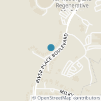 Map location of 6214 River Place Blvd, Austin TX 78730