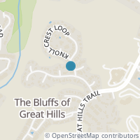 Map location of 9202 Knoll Crest Loop, Austin TX 78759