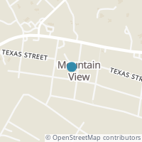 Map location of 3704 Mountain View Avenue, Austin, TX 78734