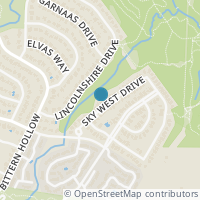 Map location of 11918 Sky West Dr, Austin TX 78758