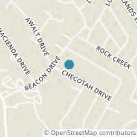 Map location of 15606 Checotah Dr, Austin TX 78734
