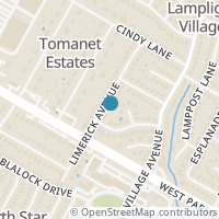 Map location of 12509 Limerick Ave, Austin TX 78727