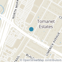 Map location of 12502 Tomanet Trl, Austin TX 78727