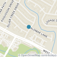 Map location of 3801 Palomar Ln, Austin TX 78727