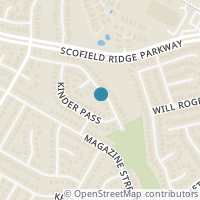 Map location of 1919 Creole Drive, Austin, TX 78727