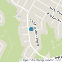 Map location of 10511 Scotland Well Dr, Austin TX 78750